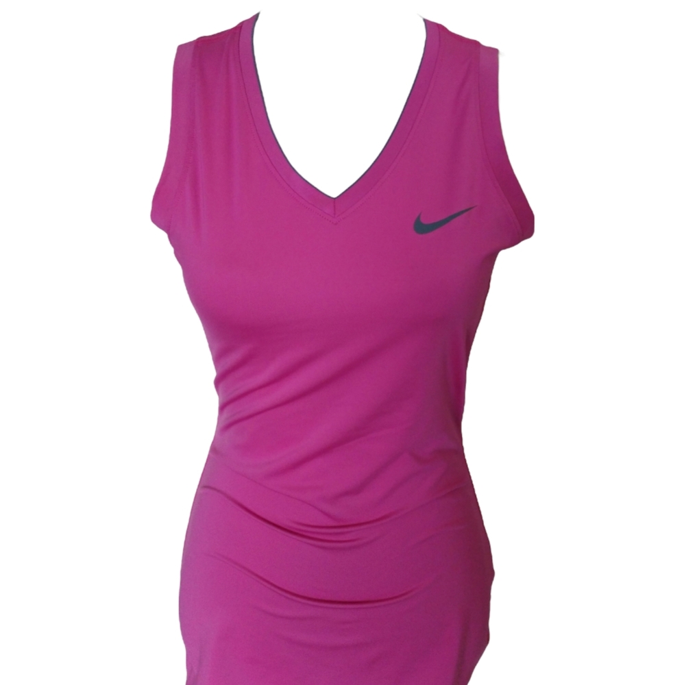 Pink Nike V Neck Sleeveless Top